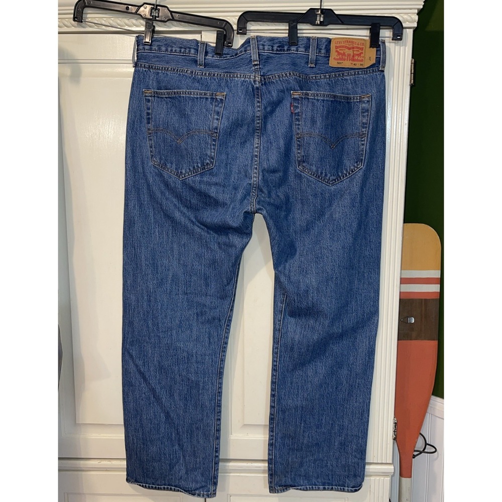 Levi's 501 Jeans Men 42x30 Blue